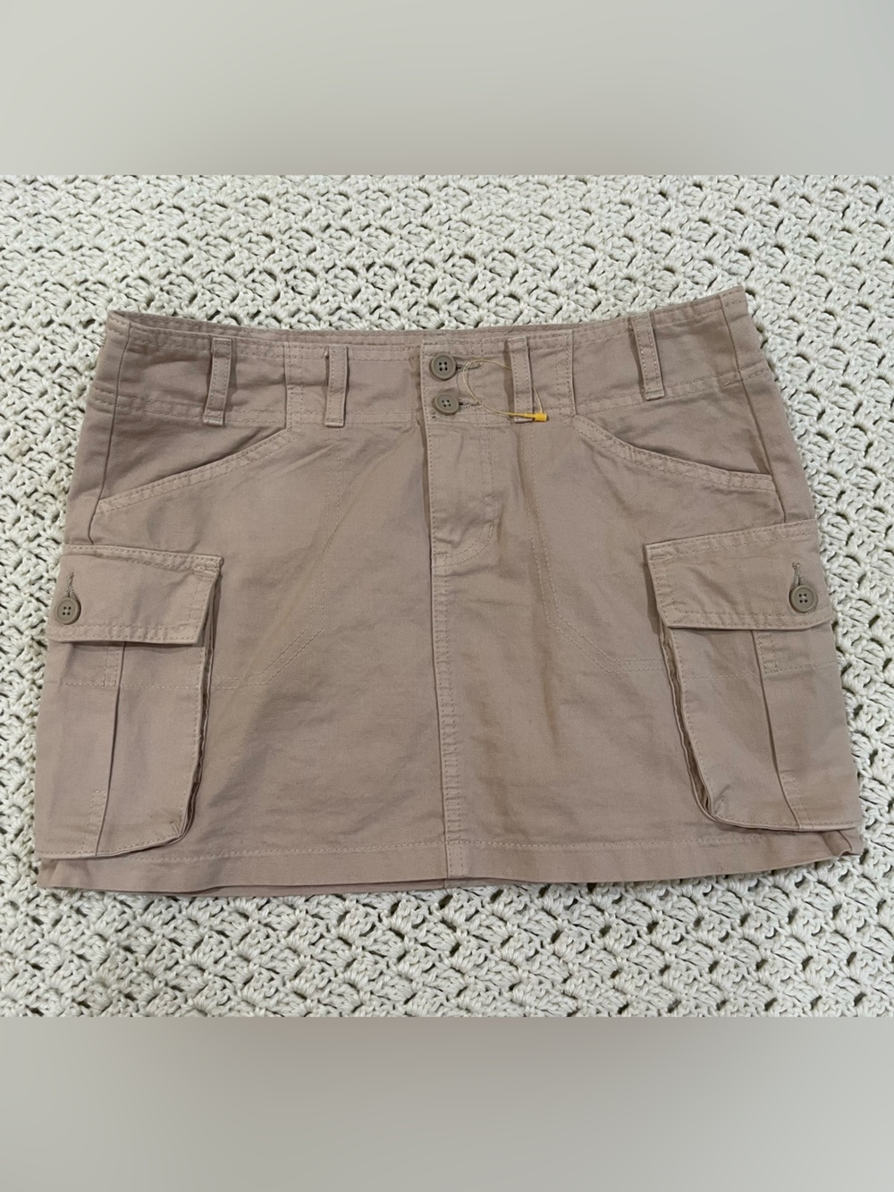Brandy Melville Tan cargo skirt